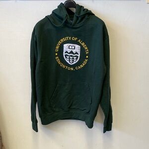 University of Alberta Dark Green Hoodie Large